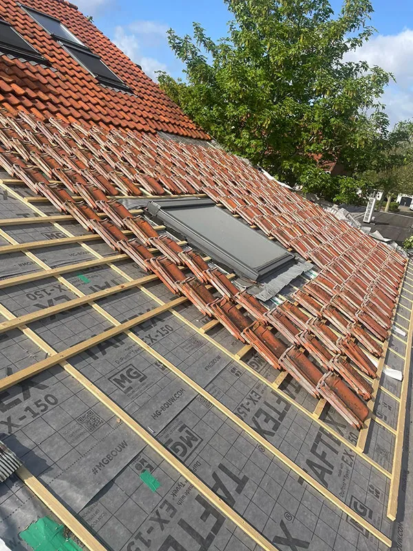 Daklekkage verholpen bij Wooncompagnie Middenmeer