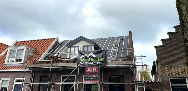 Daken en woningen in Edam, Noord-Holland